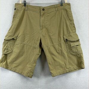 Kuhl Men’s Cargo Shorts Size 40 Tan/Khaki 75% Cotton 25% Polyester EUC